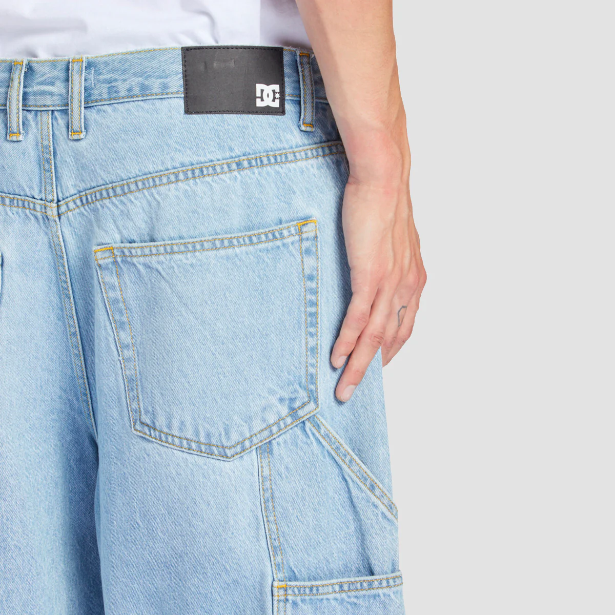 DC Worker Baggy Fit Carpenter Jeans Indigo Light - Image 5