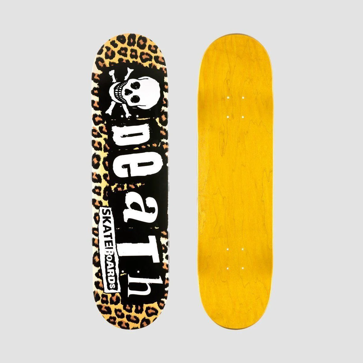 Death Leopard Punk Skateboard Deck - 8.25" - Image 2