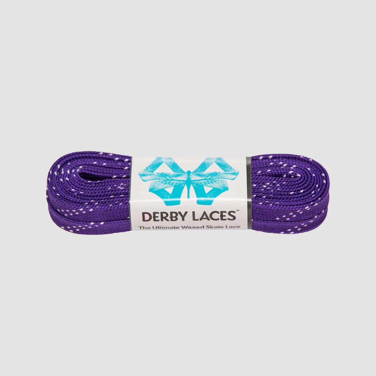 Derby Laces ORIGIN 10mm 274cm Waxed Boot/Skate Laces Purple