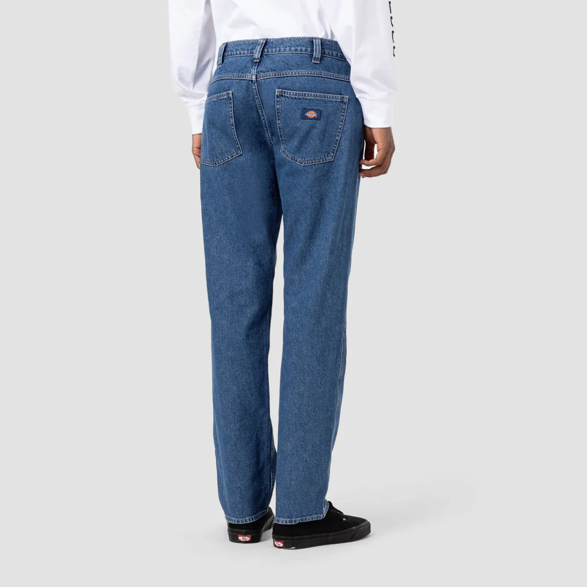 Dickies Houston Denim Relaxed Fit Jeans Classic Blue - Image 2
