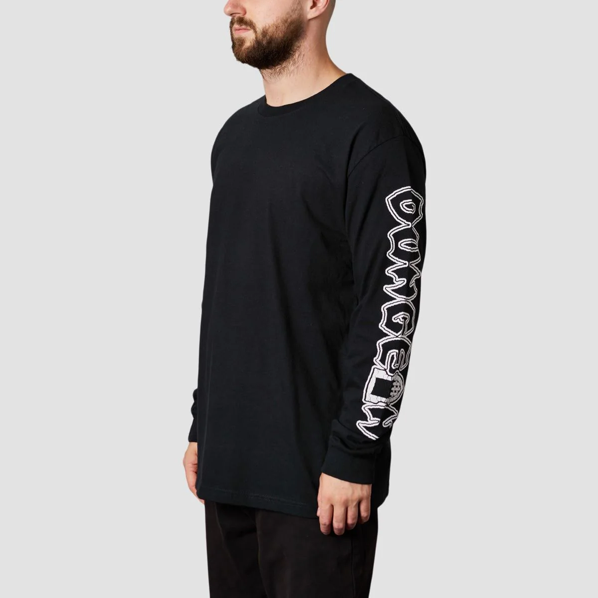 Dungeon Portculiss Longsleeve T-Shirt Black - Image 2