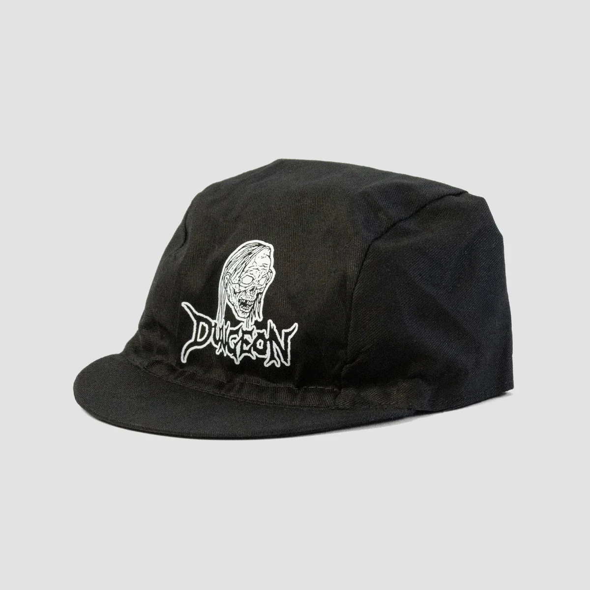 Dungeon Severed Head Cycling Cap Black/White