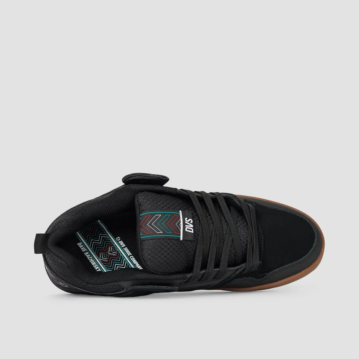 DVS Comanche 2.0+ Dave Bachinsky Shoes - Black/Reflective/Gum Nubuck - Image 4