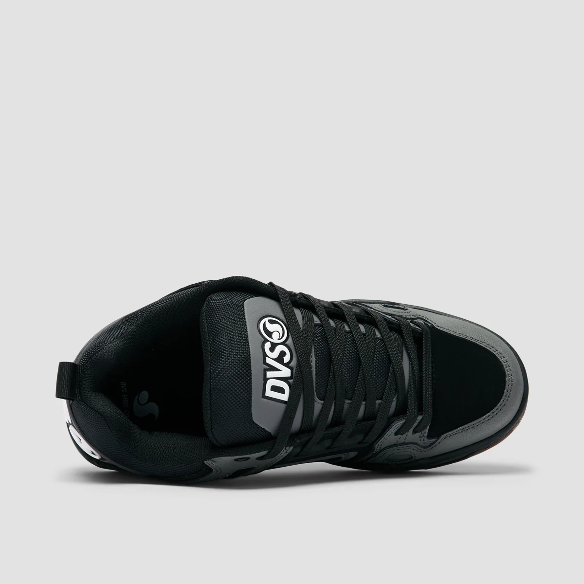 DVS Comanche Shoes - Charcoal/Black/White Nubuck - Image 4