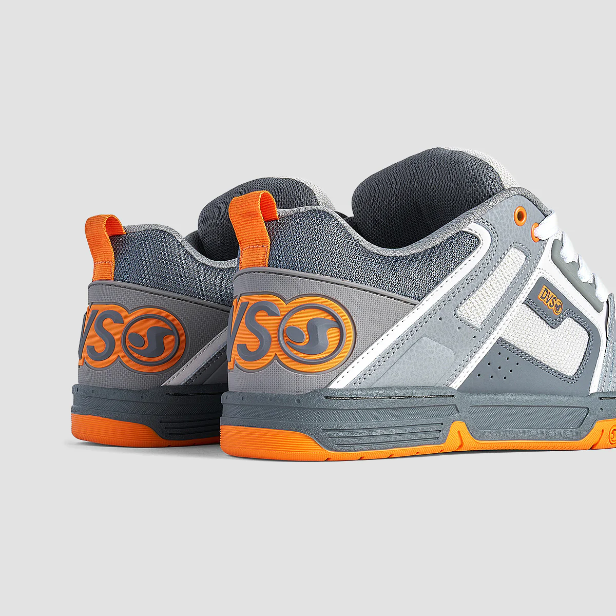 DVS Comanche Shoes - Charcoal/Grey/Orange - Image 3