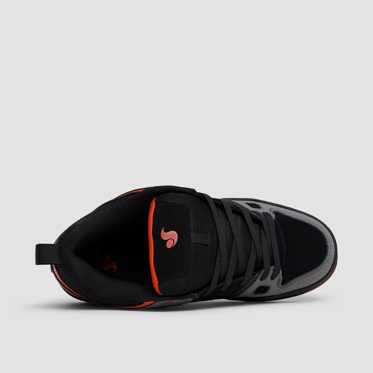 DVS Gambol Shoes - Black/Charcoal/Red Nubuck - Image 4