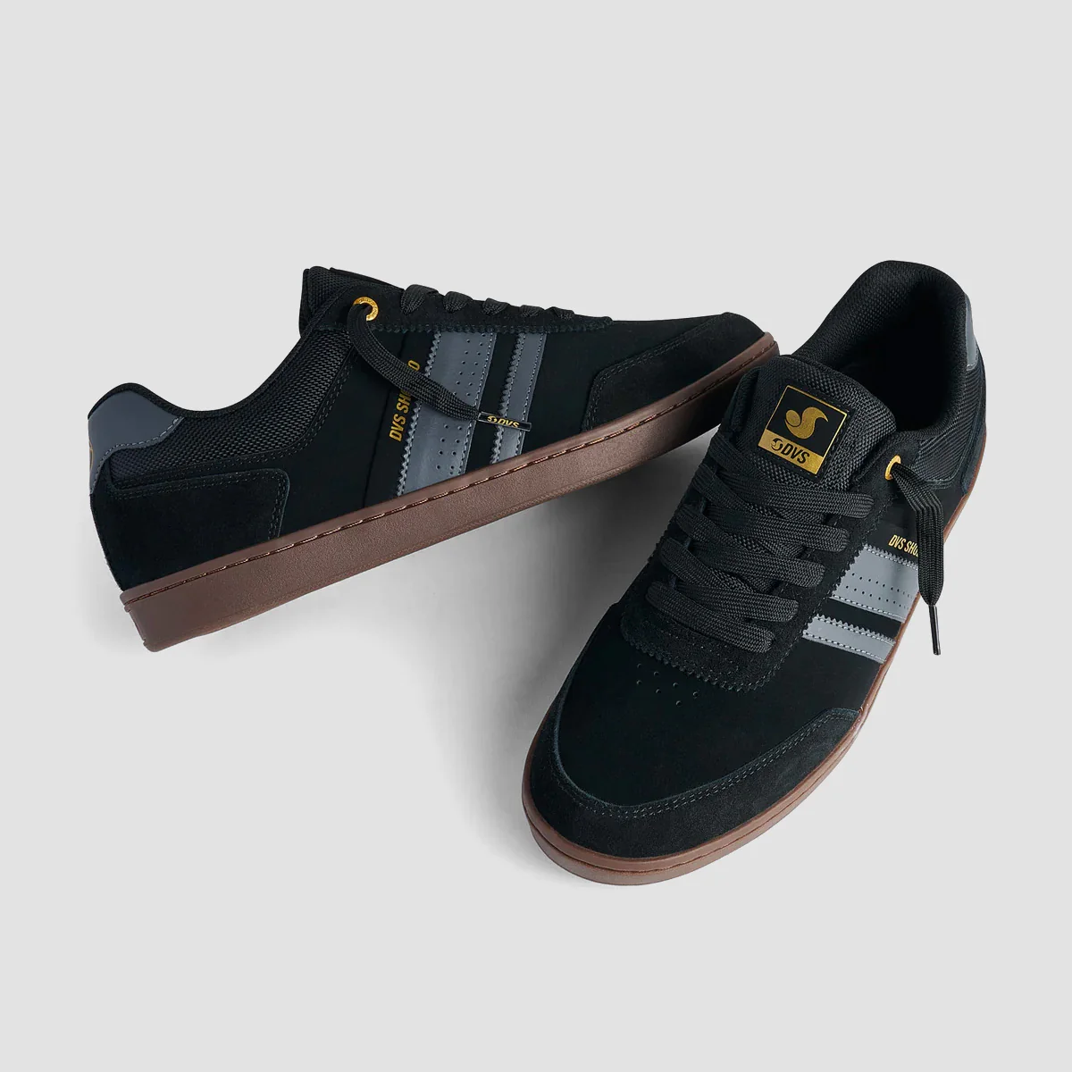 DVS Milan ST Shoes - Black/Black/Gum - Image 2