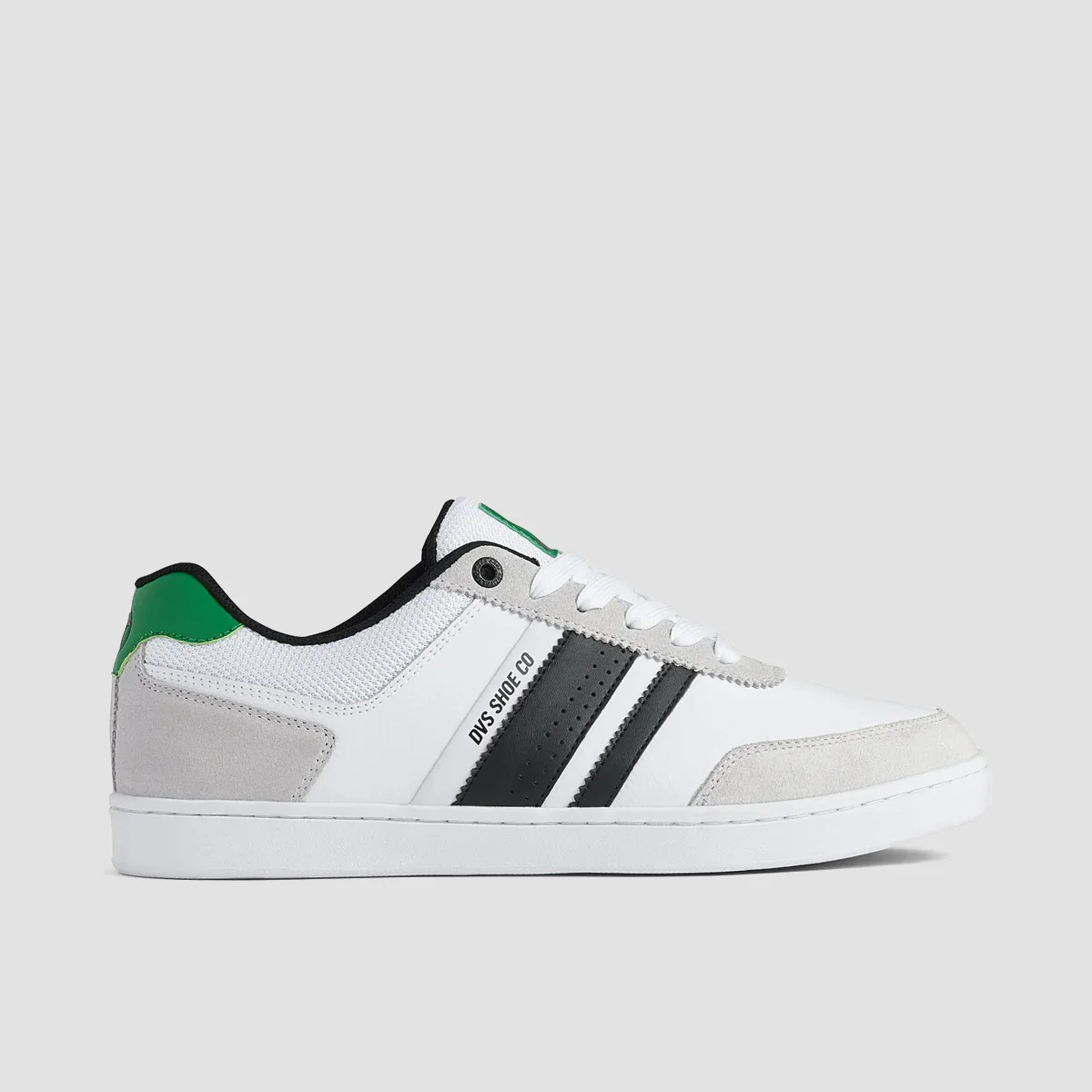 DVS Milan ST Shoes - White/Black/Green