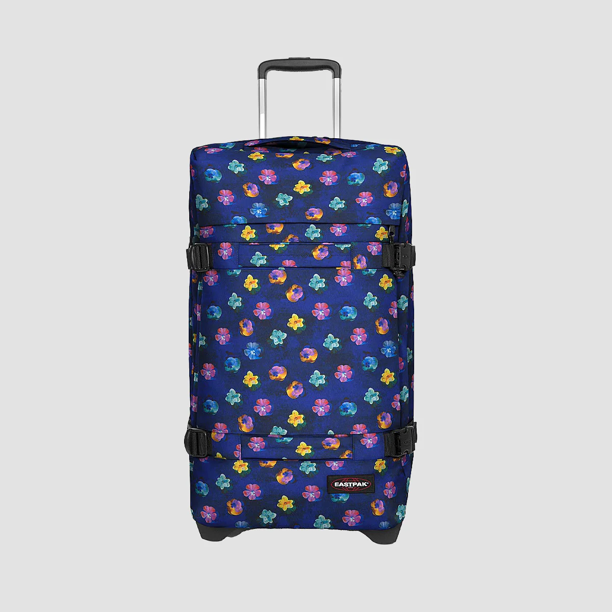 Eastpak Transit'r L 121L Wheeled Suitcase Flower Blur Navy