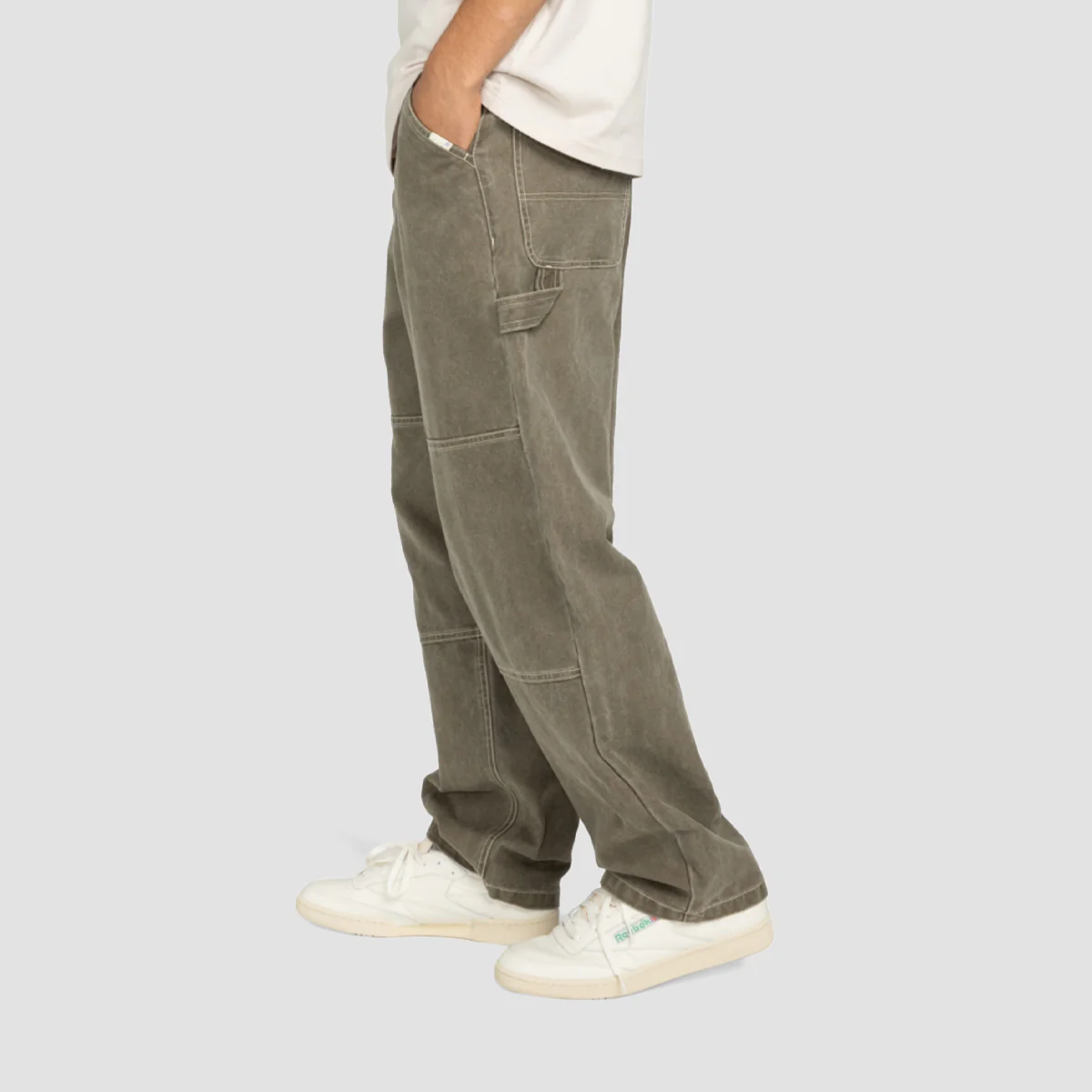 Element Big Carpenter Trousers Stone Grey - Image 2