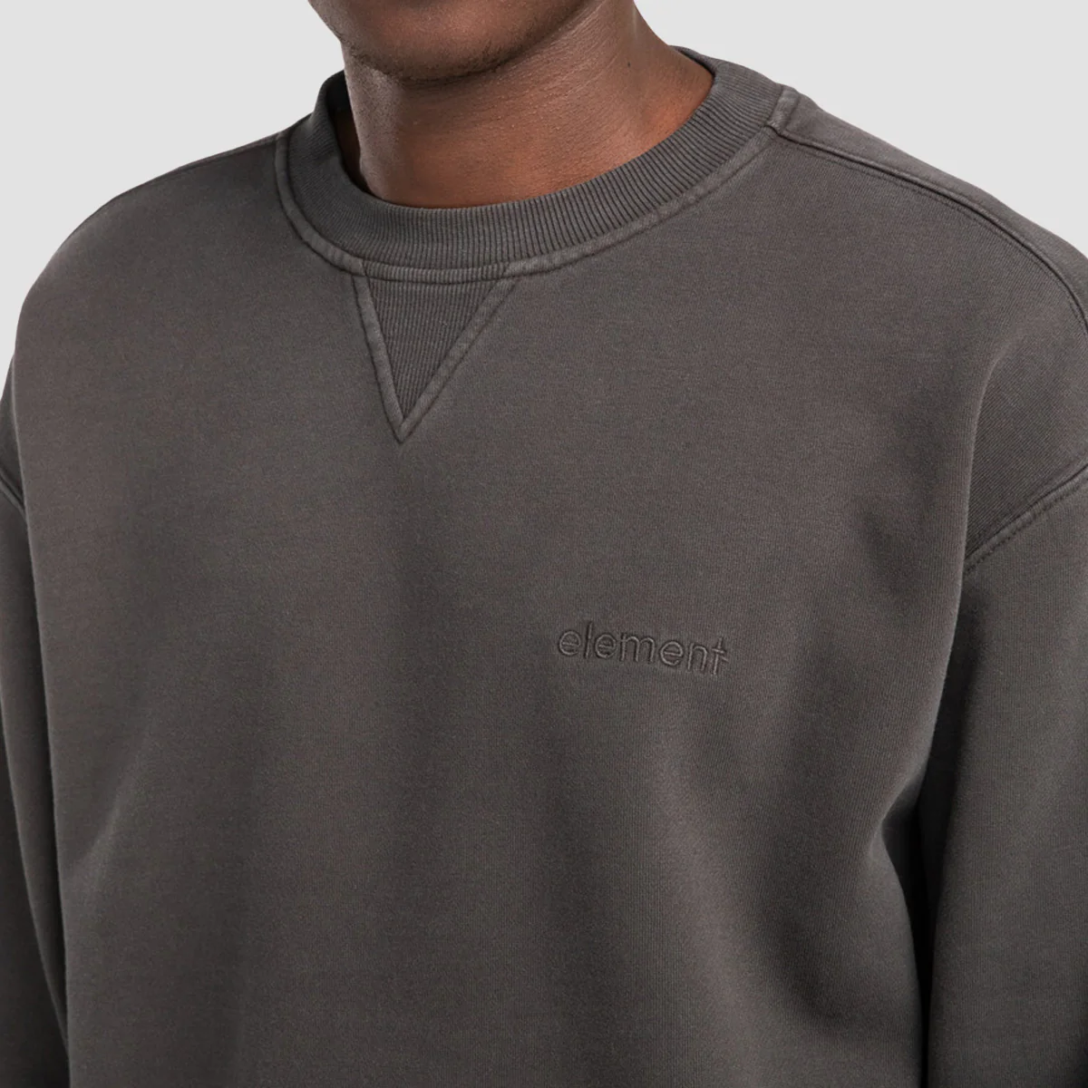 Element Cornell 3.0 Crew Sweatshirt Off Black - Image 2