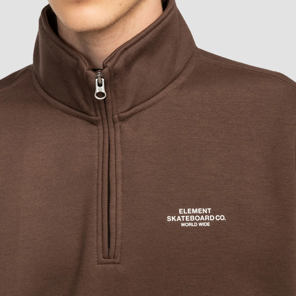 Element Cornell Skate Half-Zip Sweatshirt Bracken - Image 2