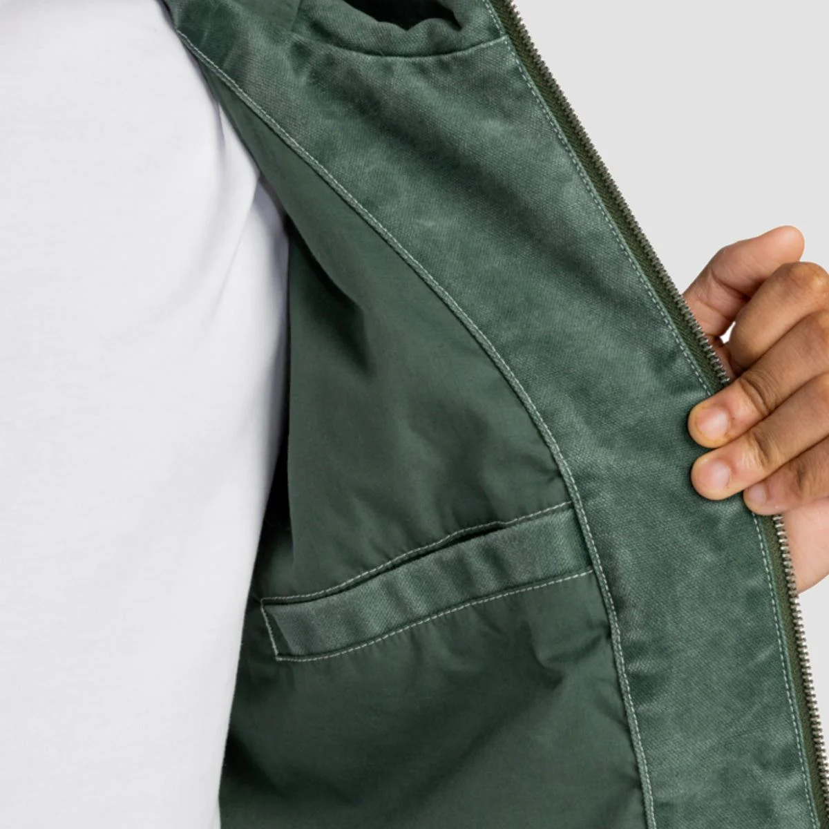 Element Dulcey Canvas LT Jacket Jungle Green - Image 5