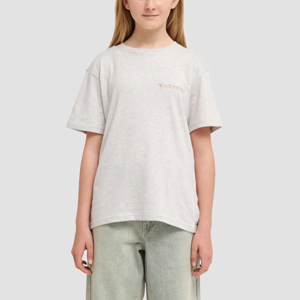 Element Fortune T-Shirt Mid Grey Heather - Kids - Image 2