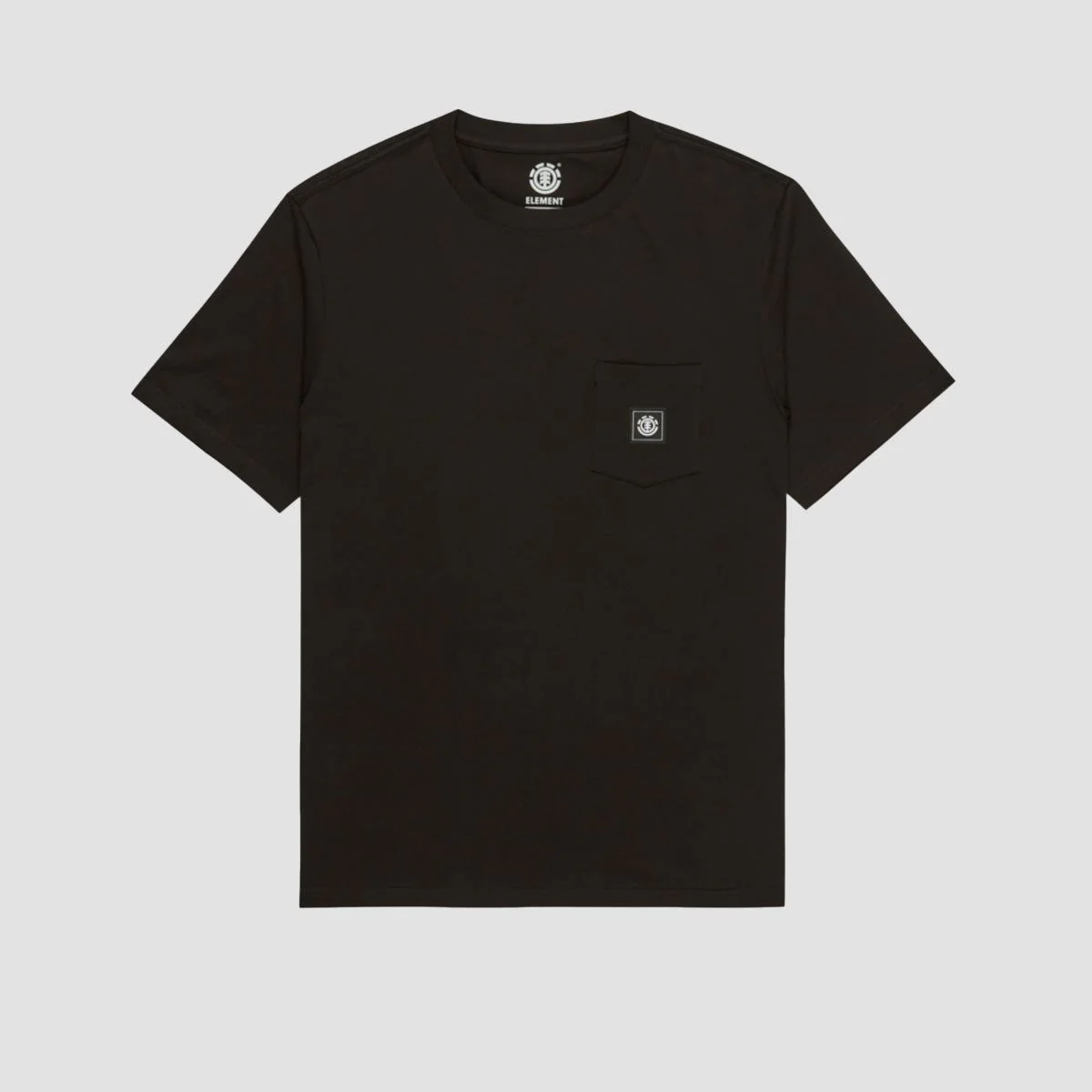 Element Icon Label Pocket T-Shirt Flint Black