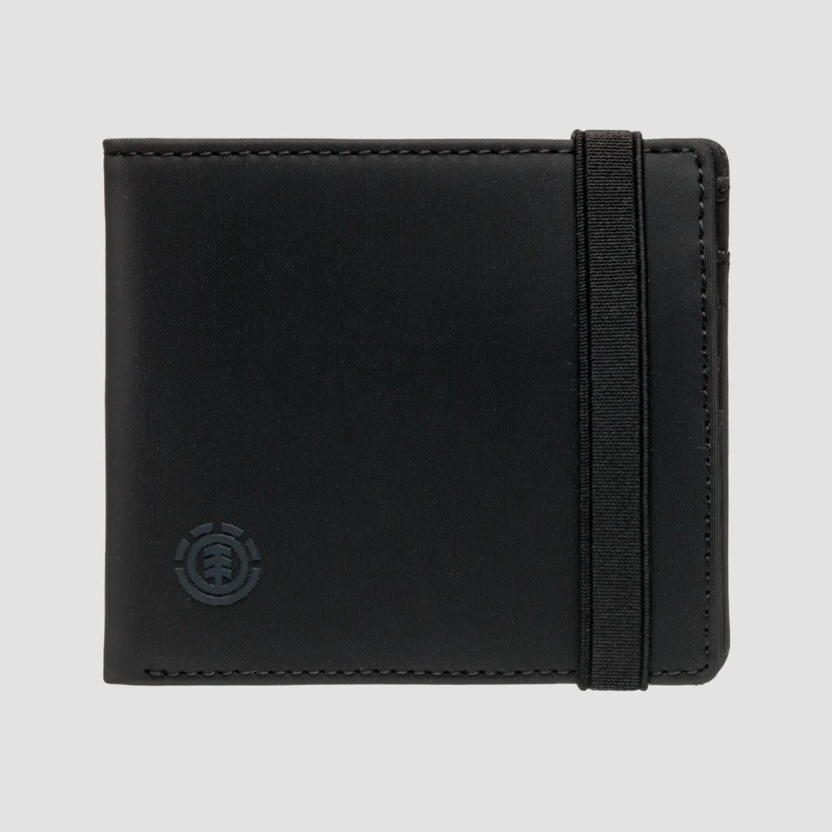 Element Icon Strap Bifold Wallet Flint Black