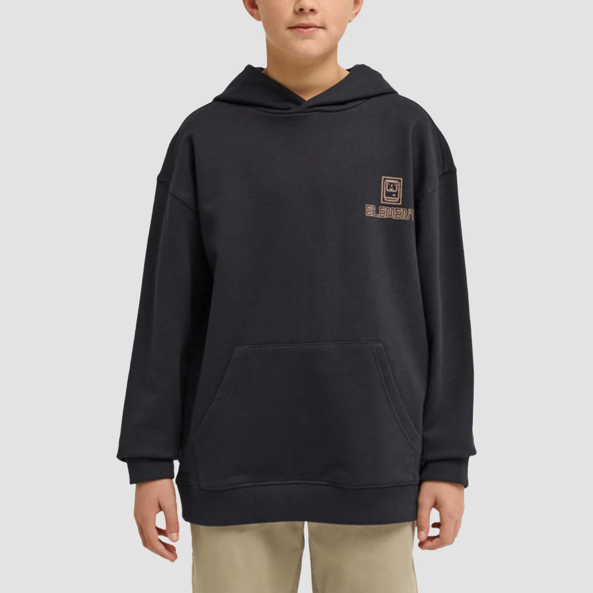 Element Inner Workings Pullover Hoodie Flint Black - Kids - Image 2