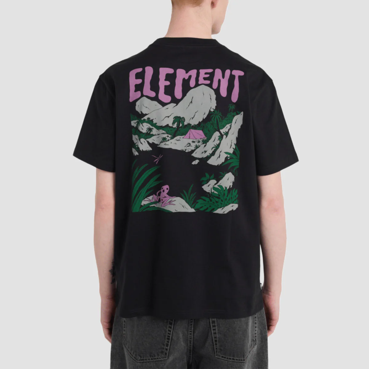Element Lakeside T-Shirt Off Black