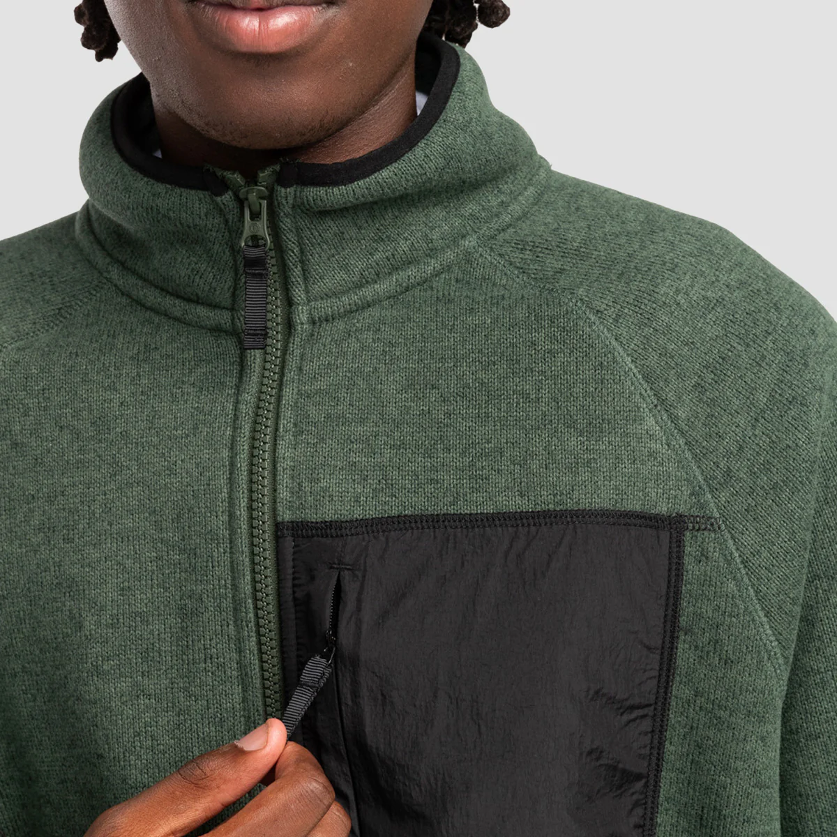 Element Sahtu Zip Sweatshirt Deep Forest - Image 3