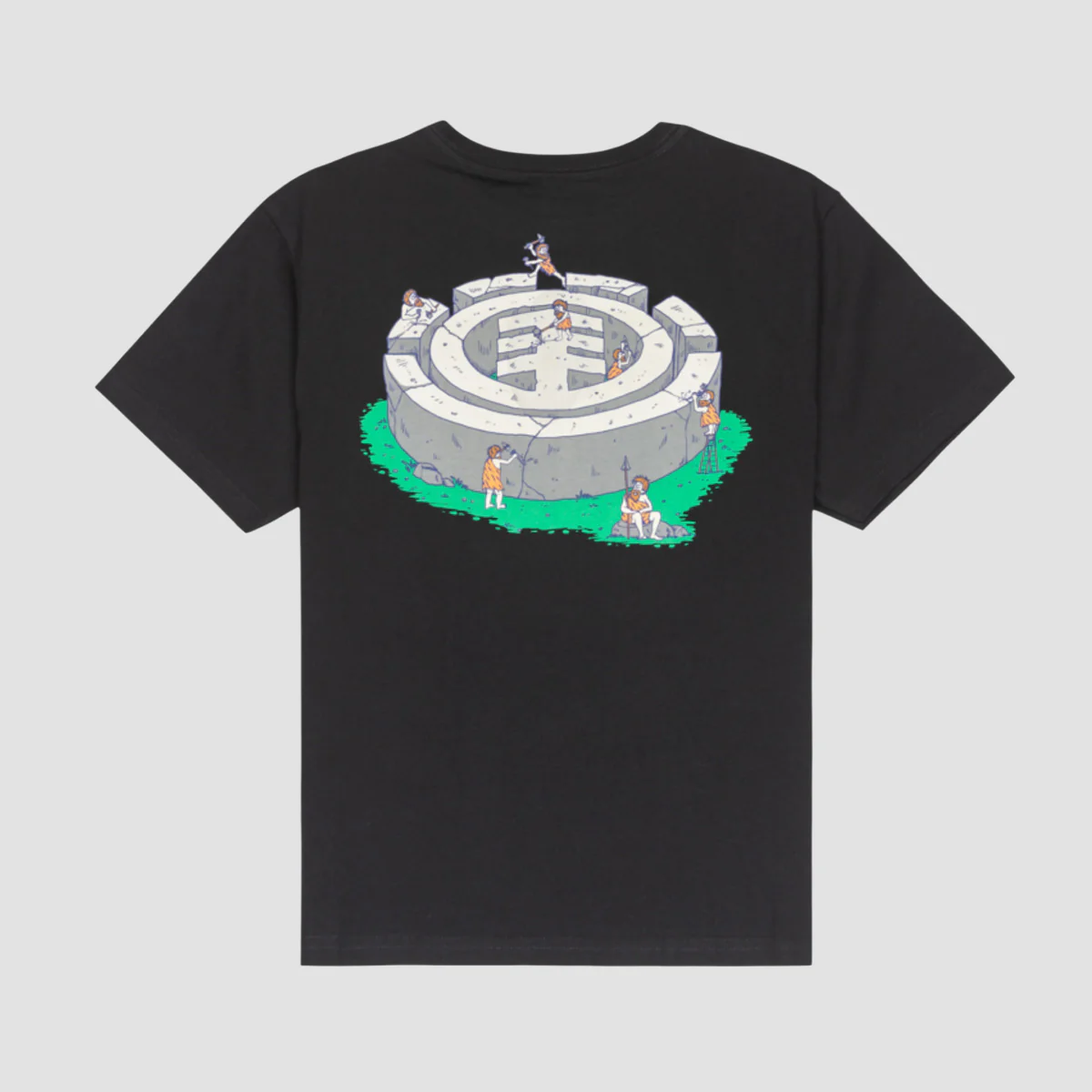 Element Stone Age T-Shirt Flint Black - Kids