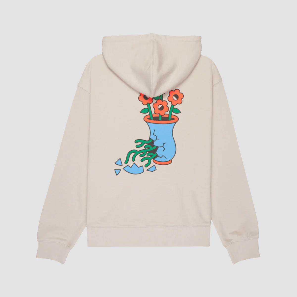 Element Too Wild Pullover Hoodie Oat Milk - Womens