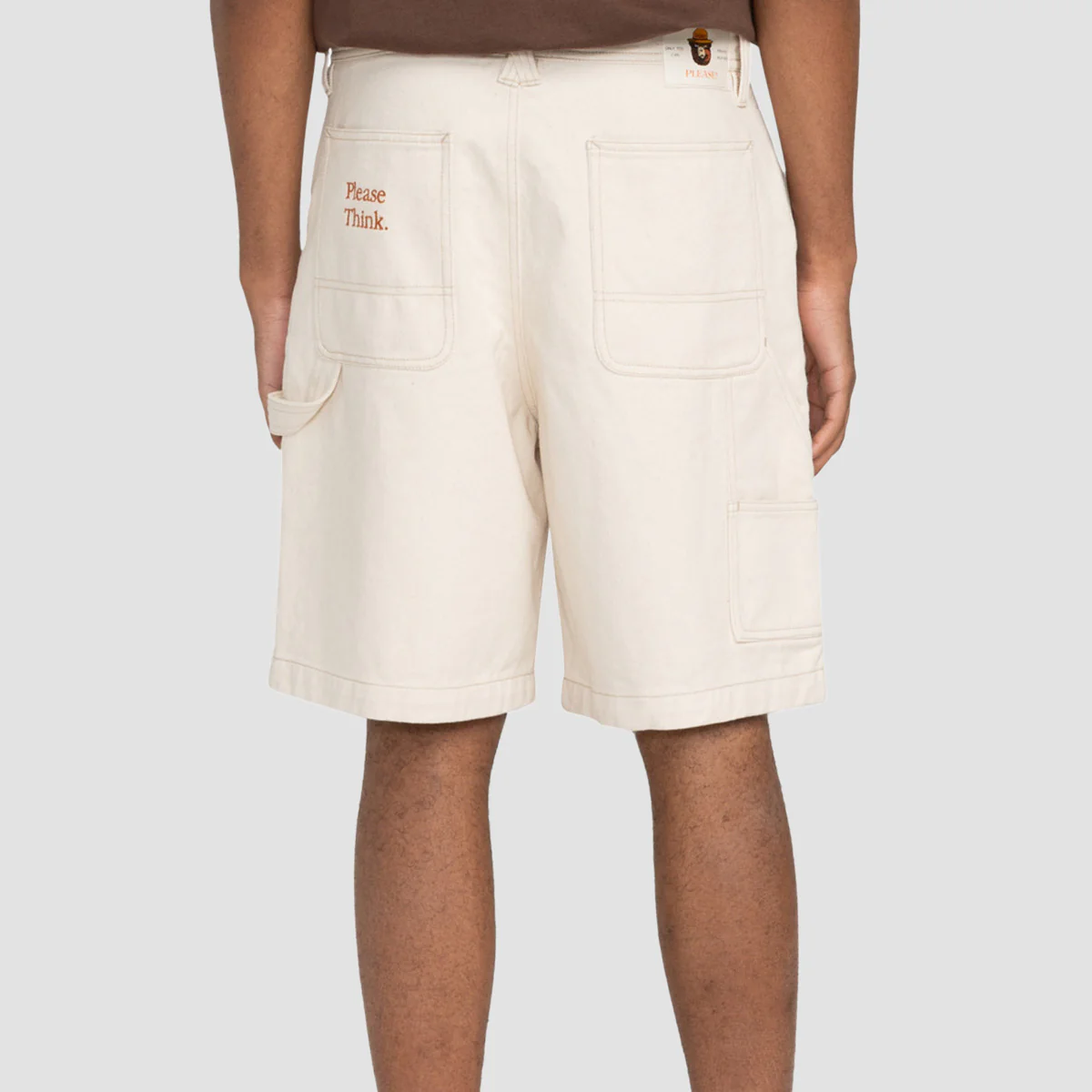 Element X Smokey Bear 20" Carpenter Shorts Natural - Image 2