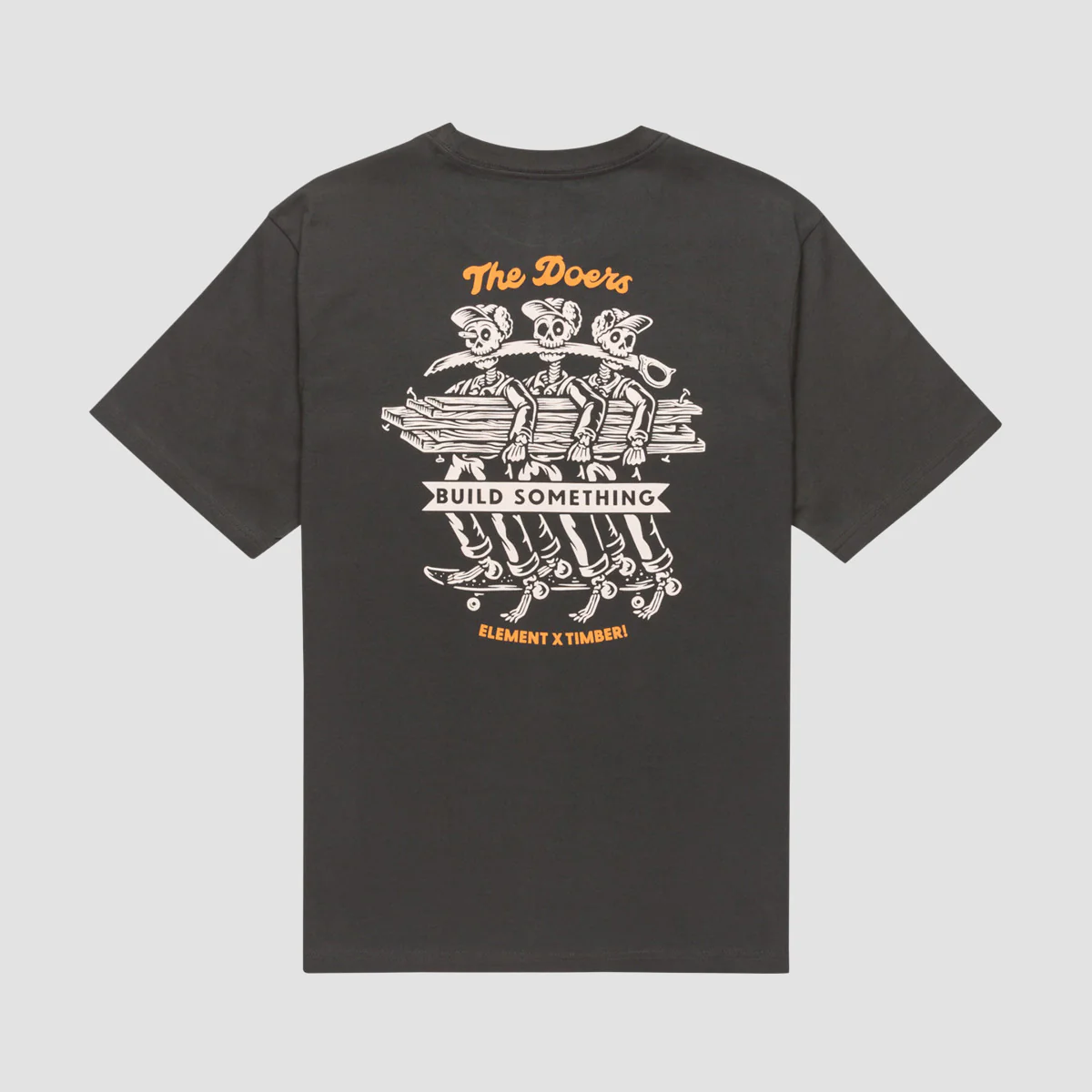 Element X Timber Skeleton T-Shirt Off Black
