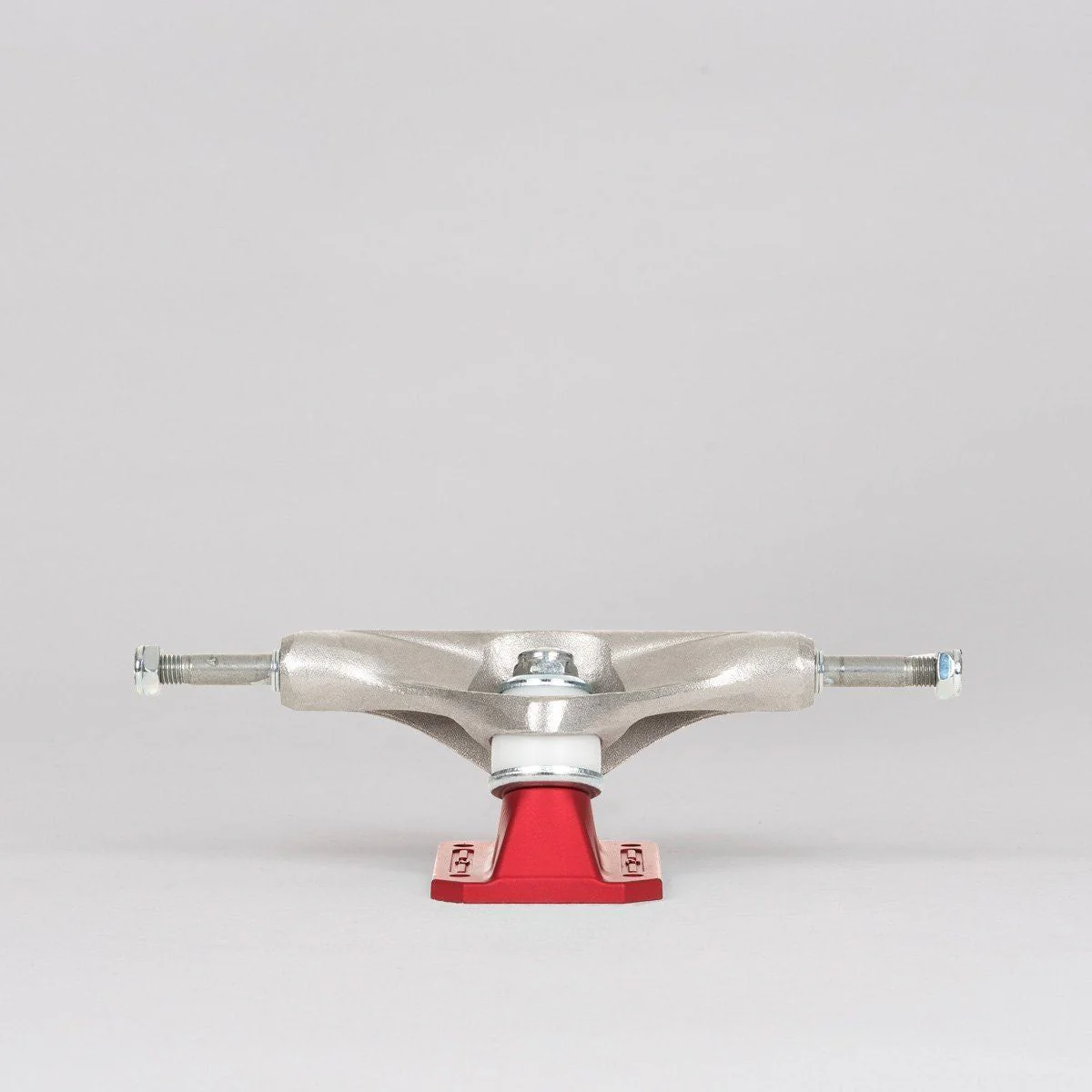 Enuff Decade Pro Satin 129 Skateboard Trucks 1 Pair Raw/Red - 7.60" - Image 2