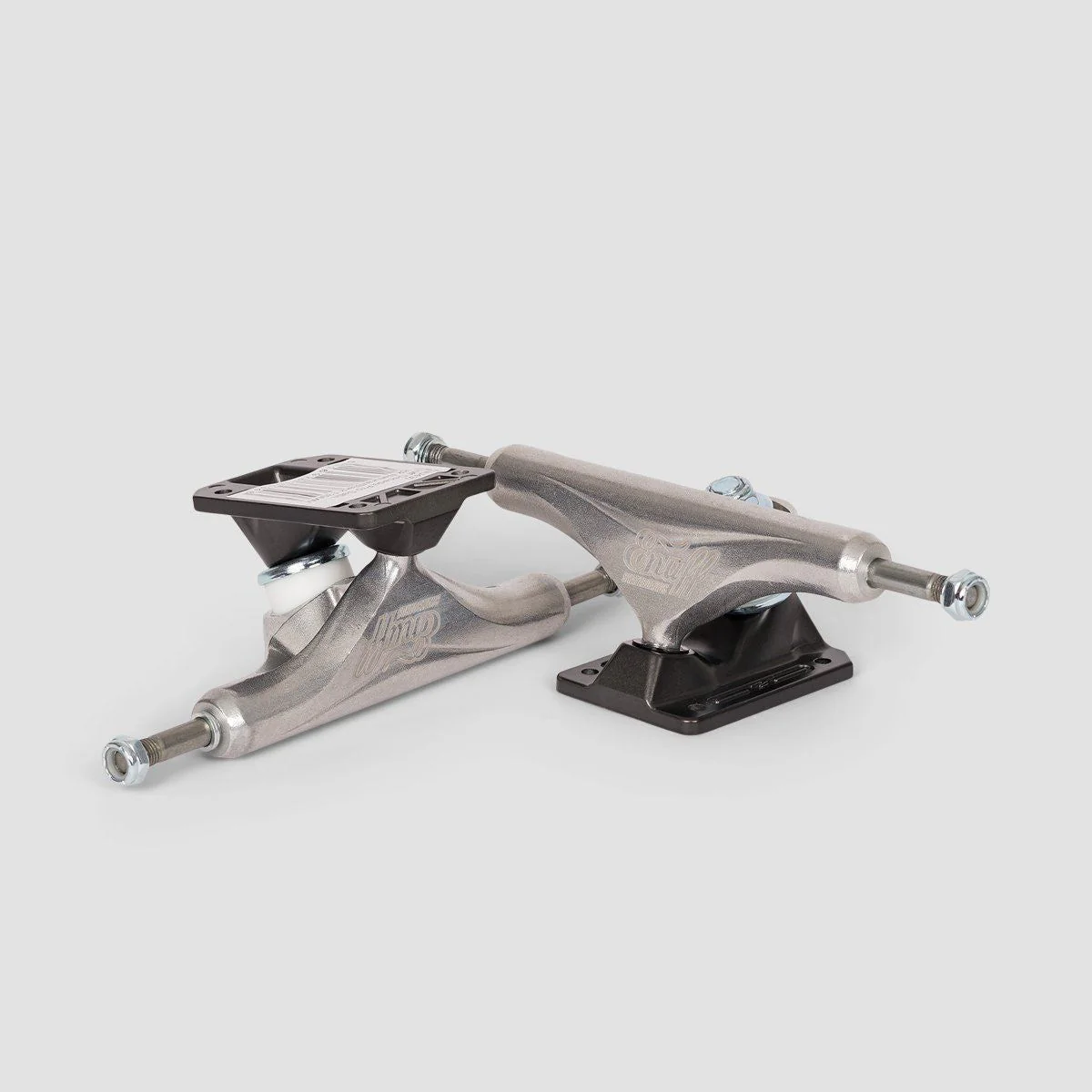 Enuff Decade Pro Satin 139 Skateboard Trucks 1 Pair Raw/Black - 8" - Image 3