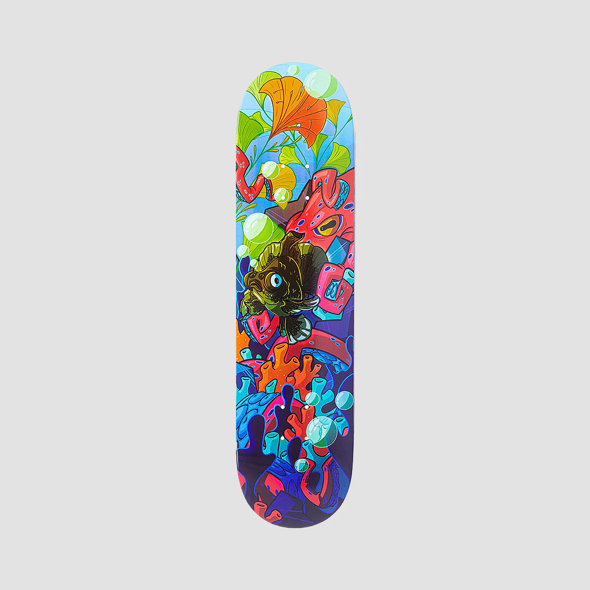 Enuff Designer Skateboard Deck Lost at Sea Goldfish - 8.25"