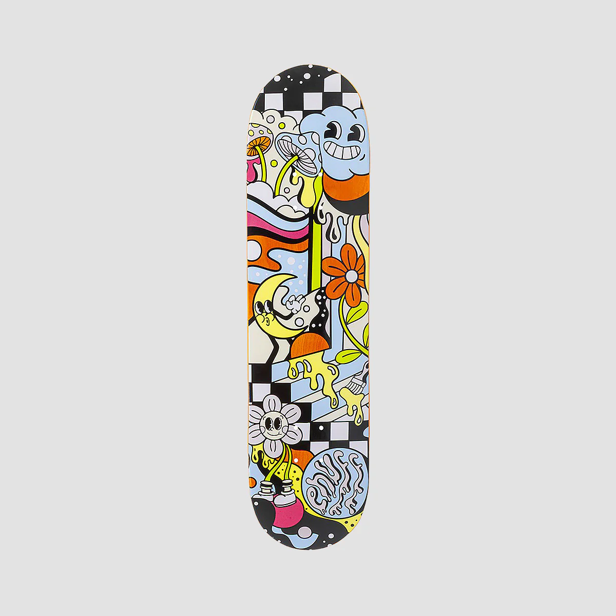 Enuff Designer Skateboard Deck Meltworld Dazed - 7.75"