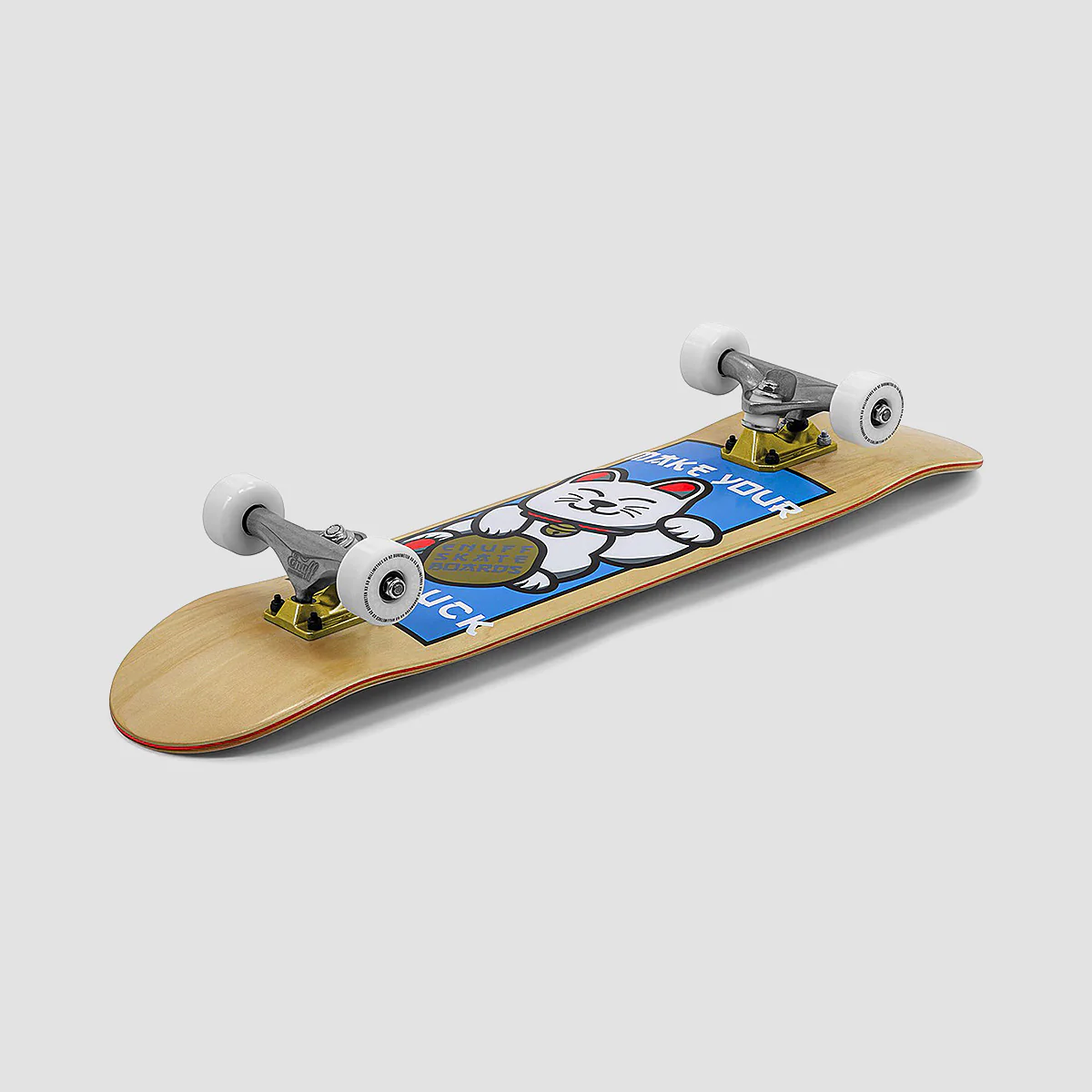 Enuff Lucky Cat Skateboard Natural - 8" - Image 3