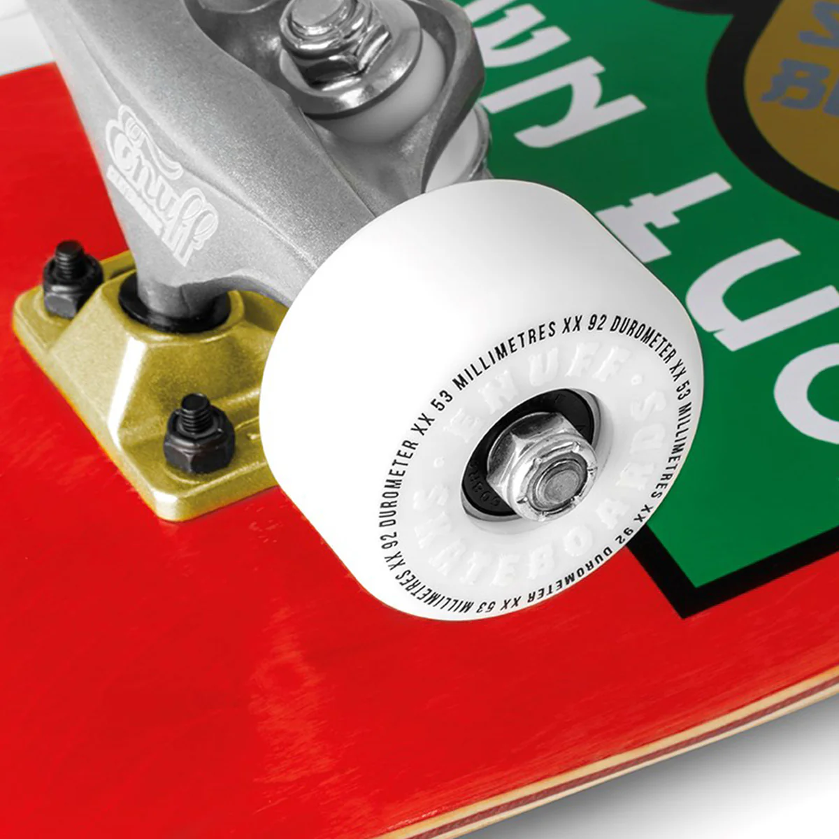 Enuff Lucky Cat Skateboard Red - 8" - Image 5