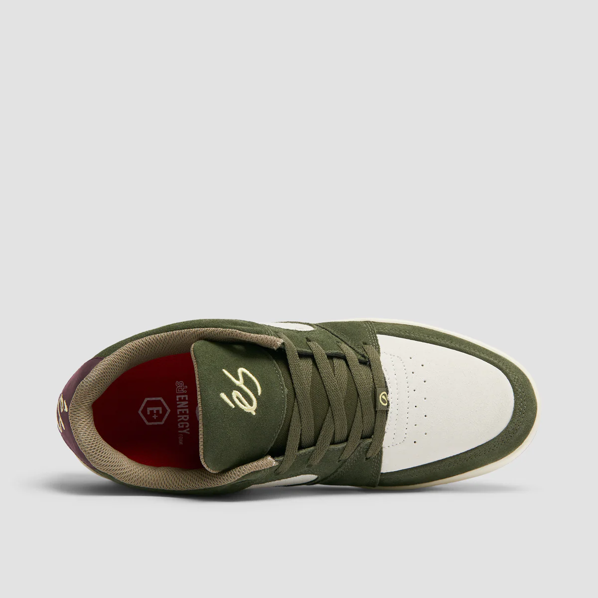 eS Accel Slim Shoes - Olive/Tan - Image 4