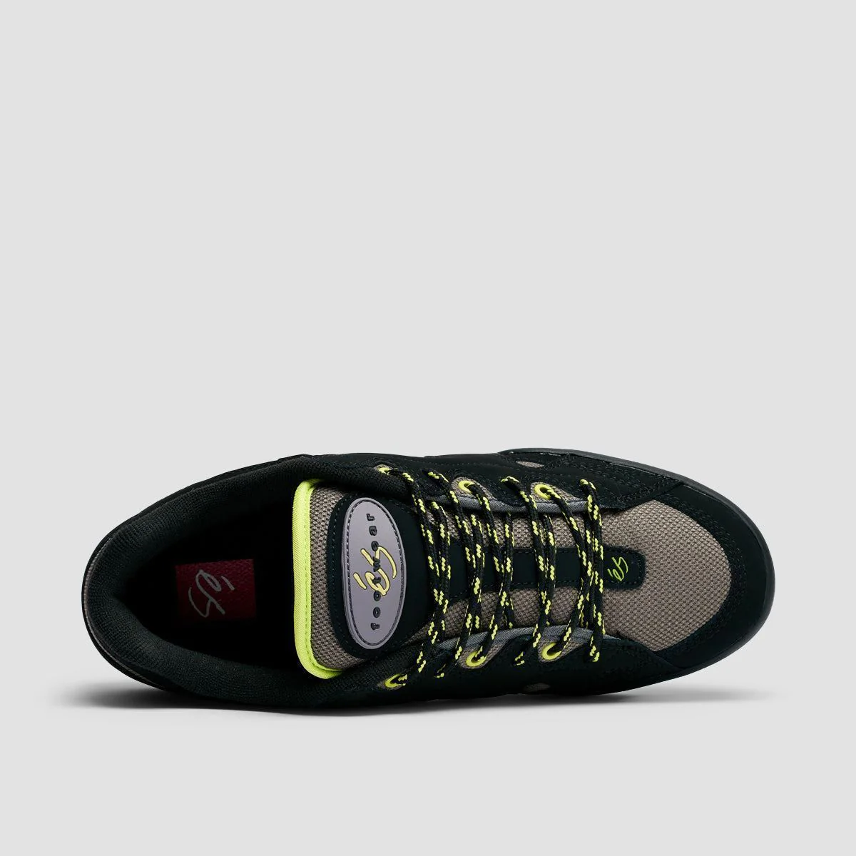 eS One Nine 7 Shoes - Black/Lime - Image 4