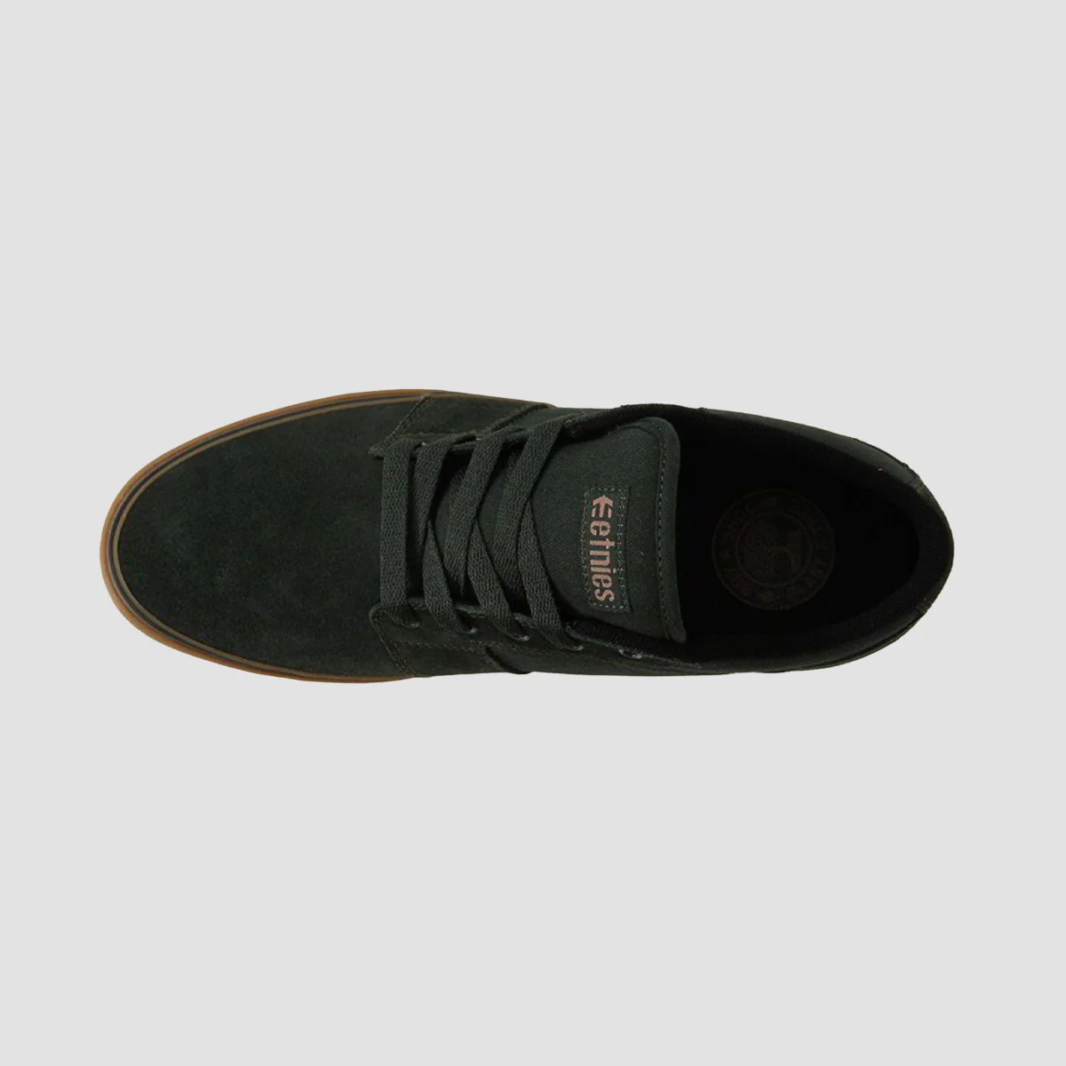 Etnies Barge LS Shoes - Green/Gum - Image 2