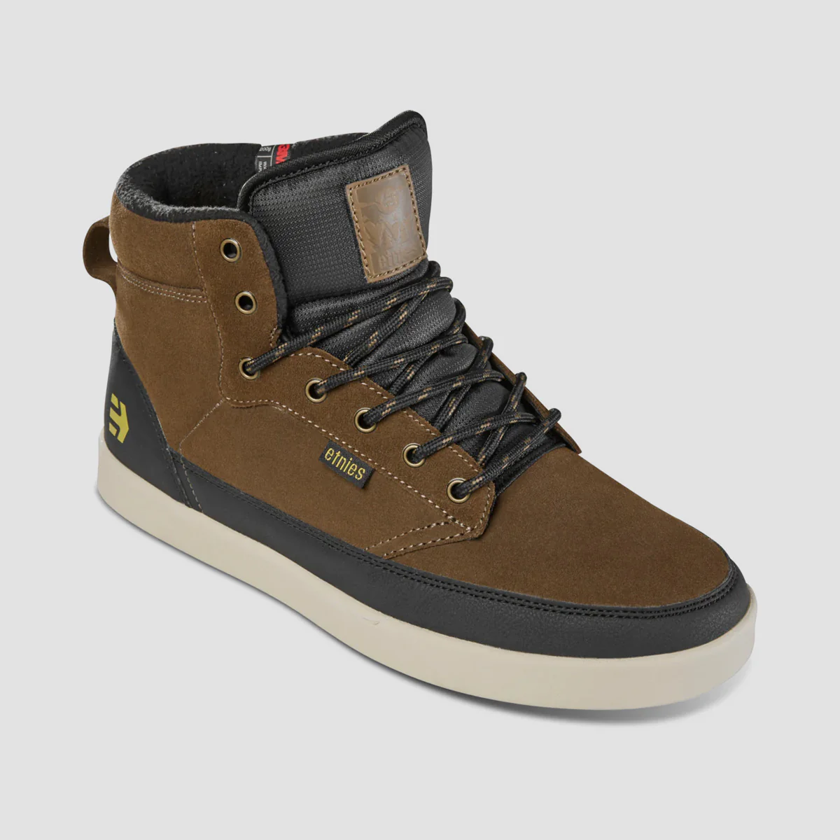 Etnies Dunbar HTW High Top Shoes - Brown/Black - Image 2