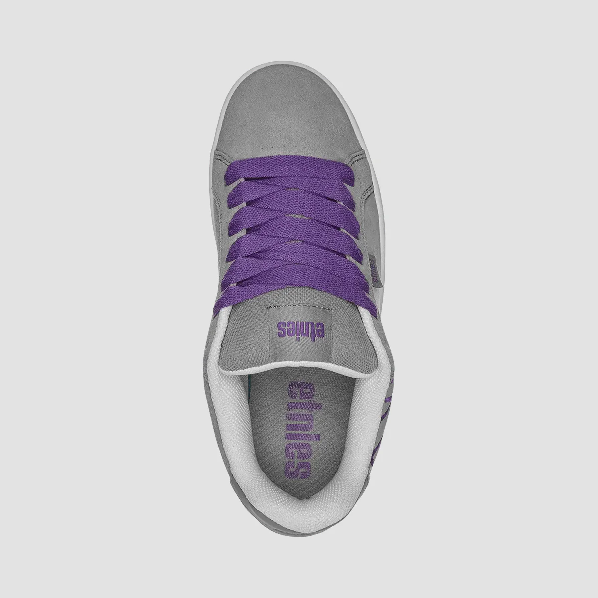 Etnies Fader Shoes - Grey/Purple - Image 2