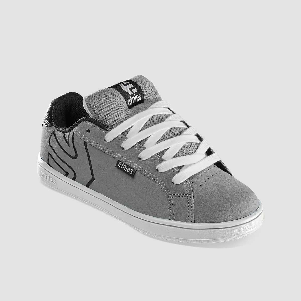 Etnies Fader Shoes - Light Grey/Black - Kids - Image 2