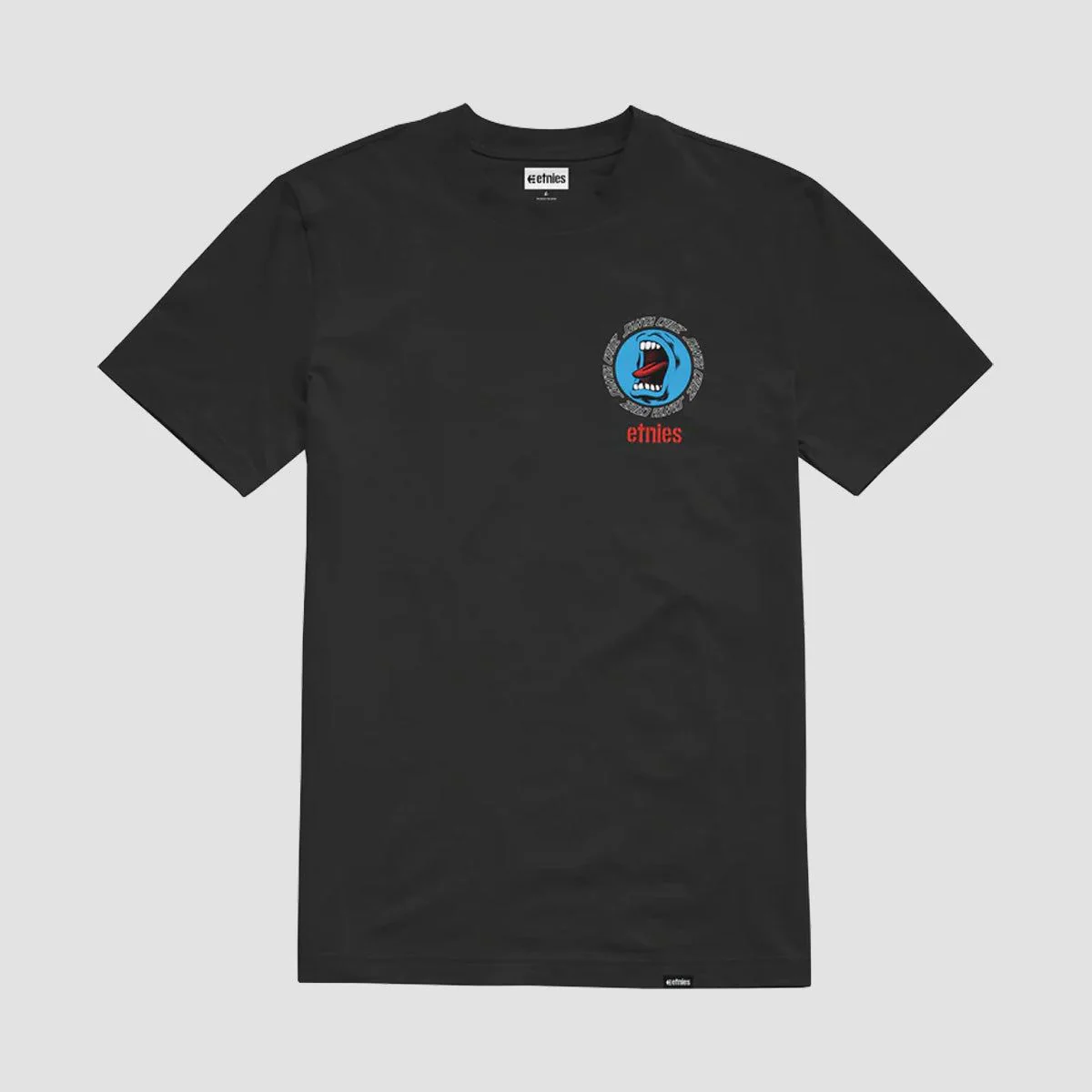 Etnies Screaming Hand T-Shirt Black - Image 2