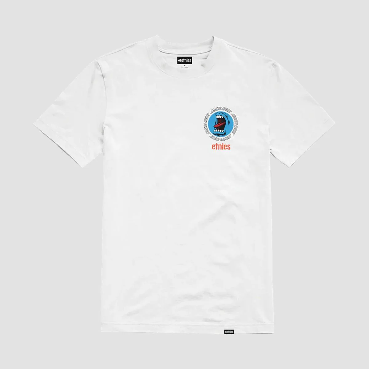 Etnies Screaming Hand T-Shirt White - Image 2