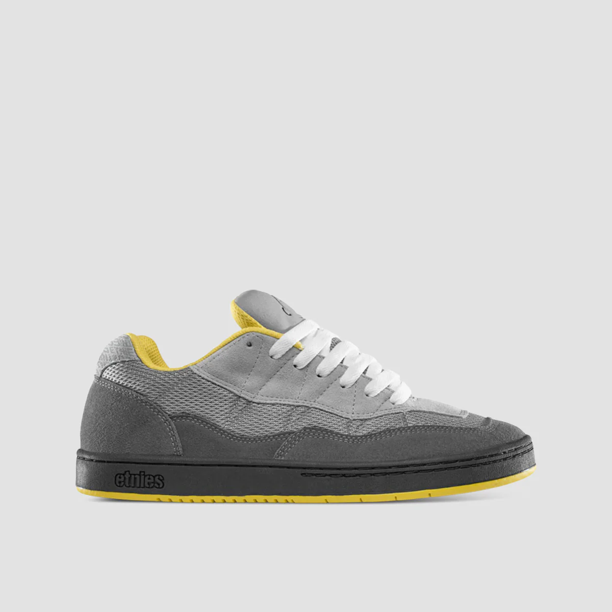 Etnies Snake Shoes - Grey/Grey/Yellow