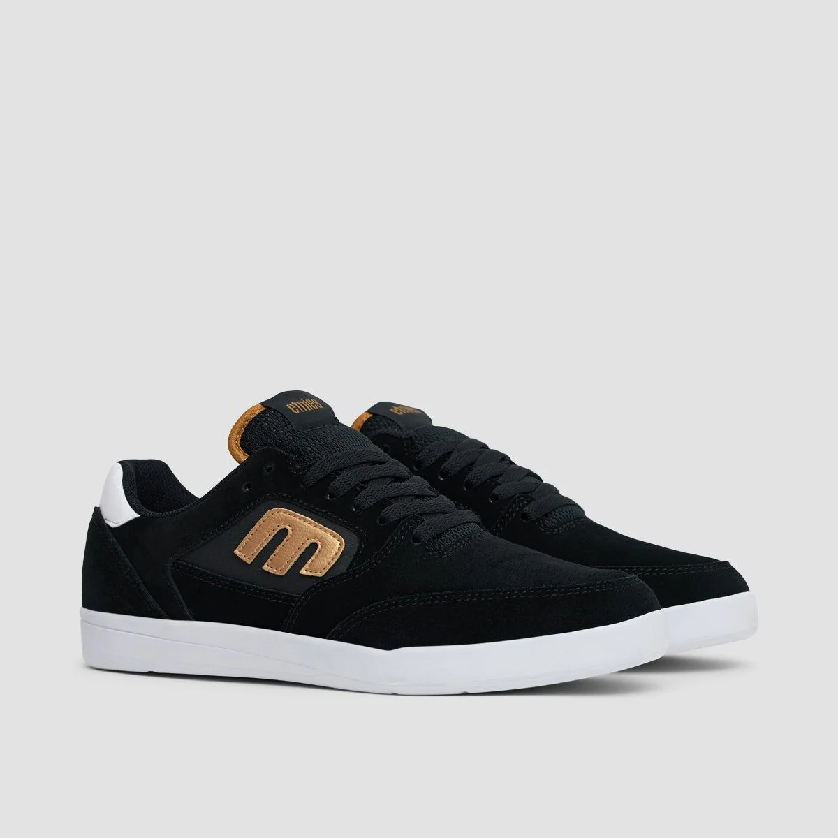 Etnies Veer Shoes - Black/Gold/White - Image 2