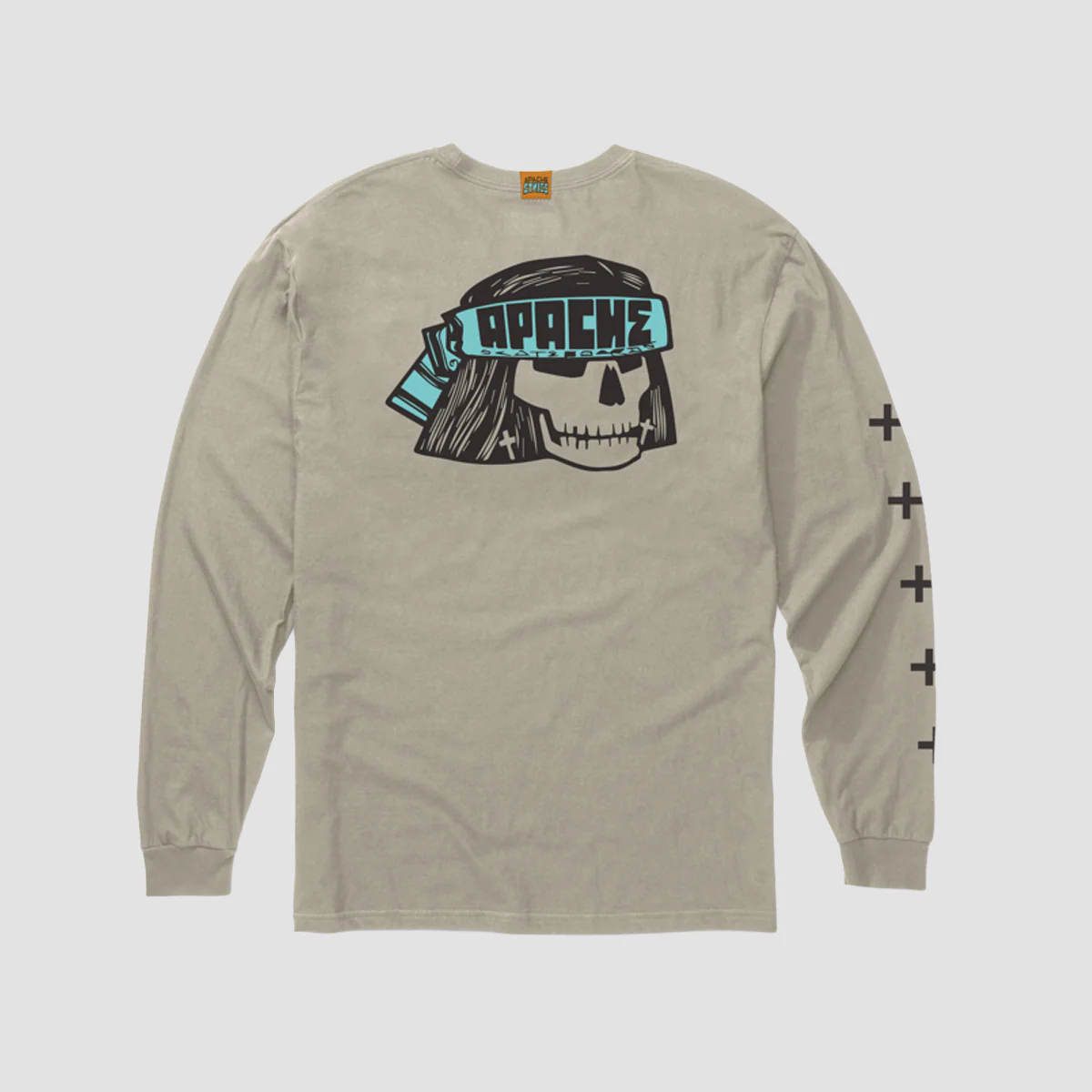 Etnies X Apache Longsleeve T-Shirt Natural - Image 2