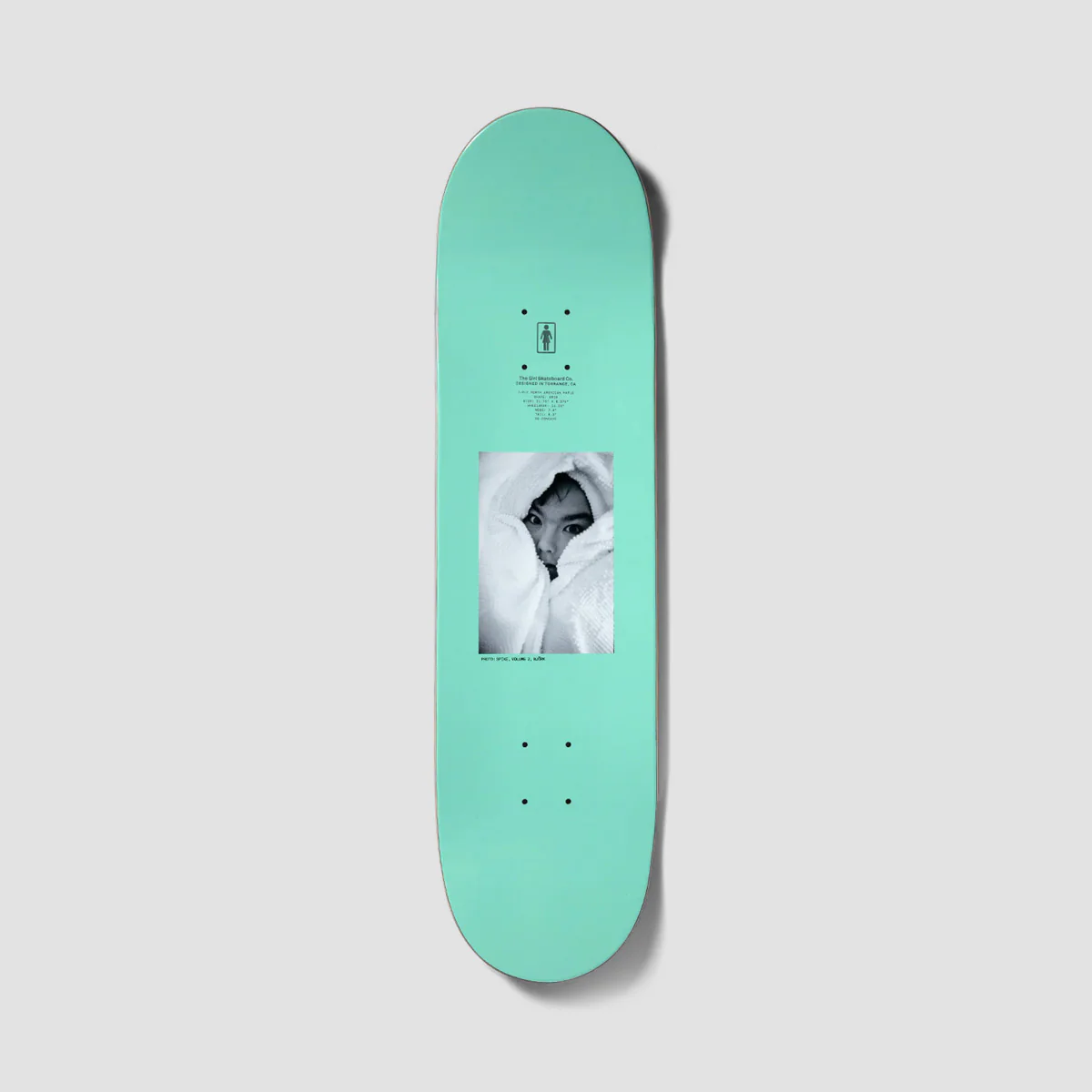 Girl Spike Photo Bjork Skateboard Deck - 8.375" - Image 2