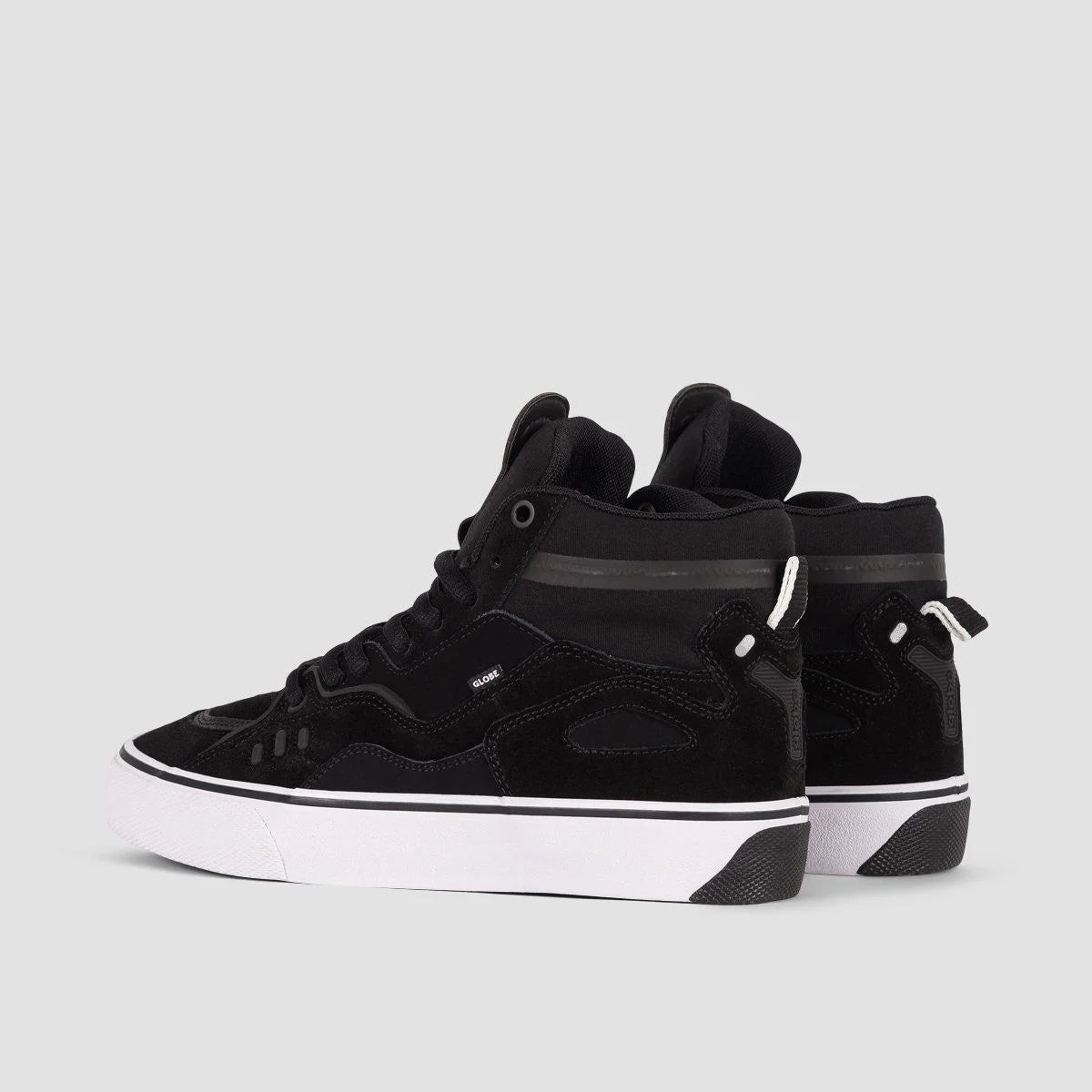 Globe Dimension High Top Shoes - Black/White/Gum - Kids - Image 3