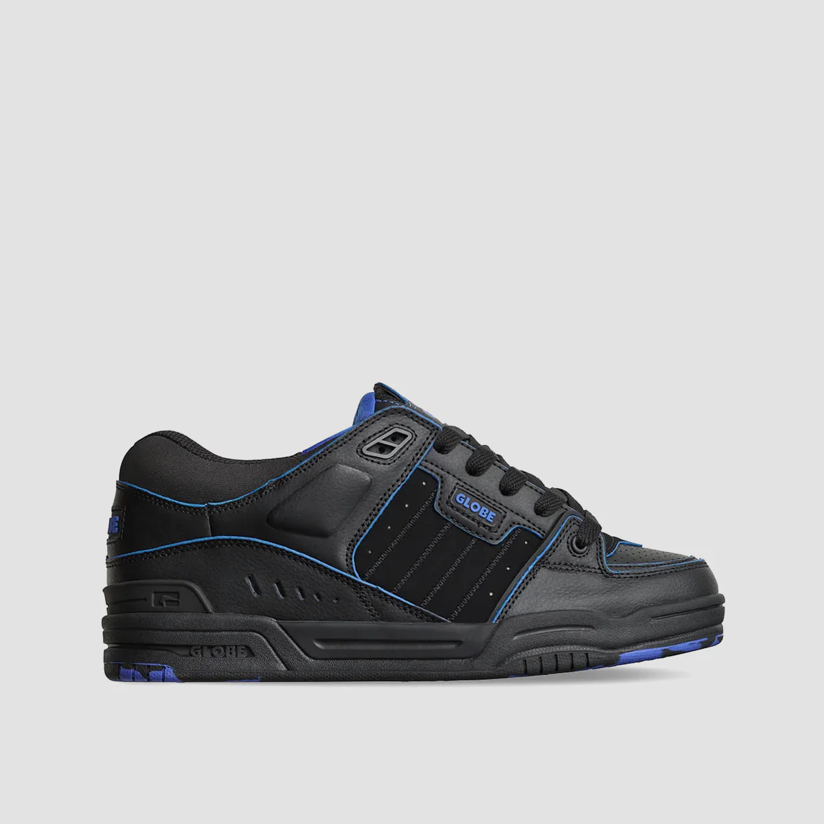 Globe Fusion Shoes - Black/Blue/Mosaic