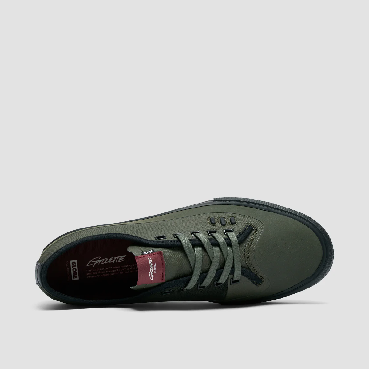 Globe Gillette Shoes - Dark Olive/Black - Image 4