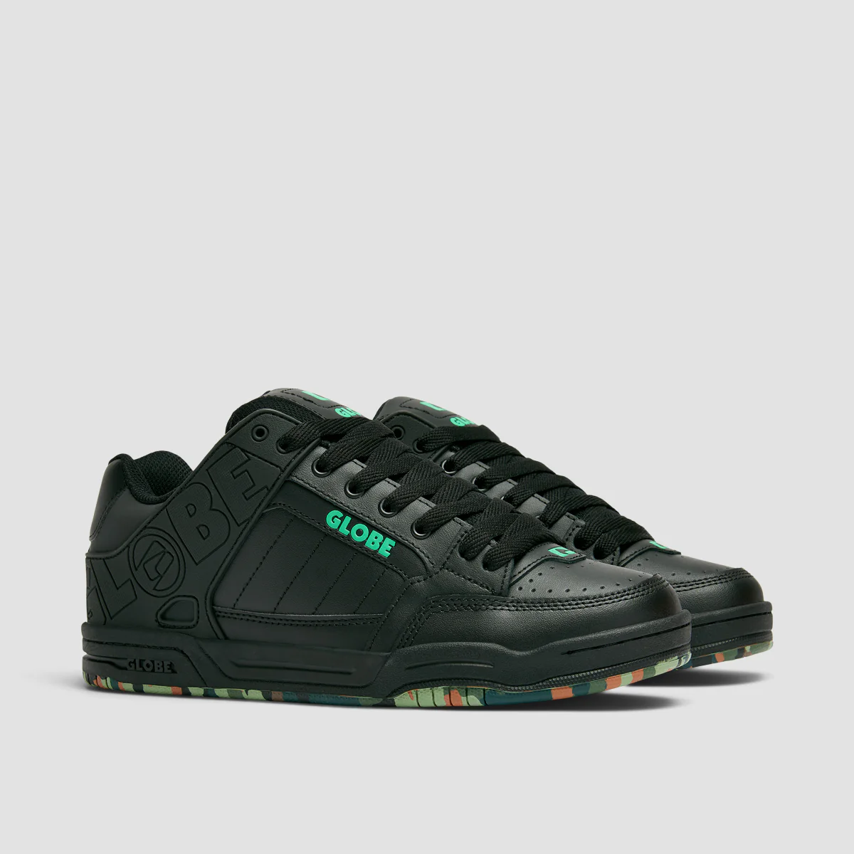 Globe Tilt Shoes - Black/Green/Mosaic - Image 2