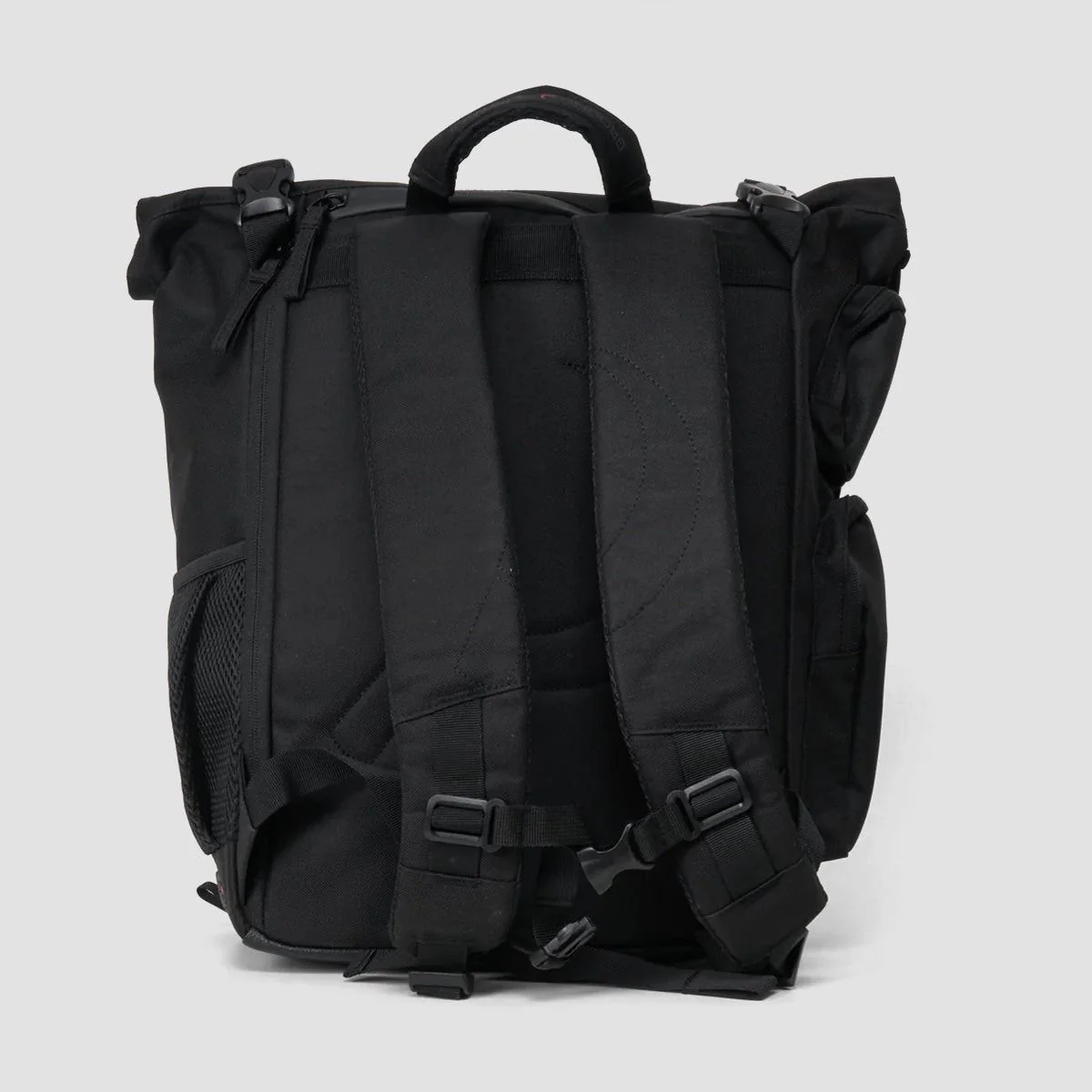 Ground Control Rolltop Skate Backpack Black - Image 3